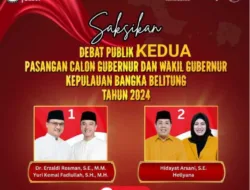 Debat Publik Kedua Cagub dan Cawagub  Berlangsung di Pulau Belitung
