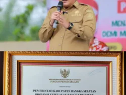 Pemkab Basel Terima Penghargaan dari Kemenhub