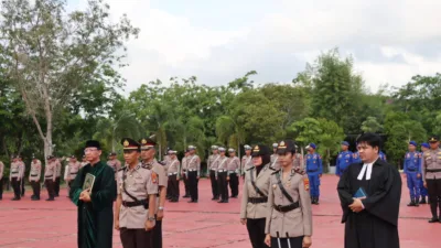 Kasat Lantas dan Kapolsek Kelapa Berganti, Kapolres Harapkan Pacu dan Tingkatkan Semangat Kerja