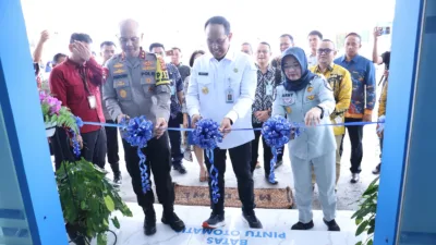 Tim Pembina Samsat Babel Resmikan Gedung Samsat Belitung