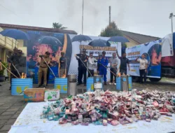 Bea Cukai Pangkalpinang Musnakan 366.848 Batang Rokok Ilegal, Minuman Beralkohol hingga Liquid Vape