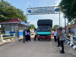 Pengamanan Nataru, Personel Pos Pam Sasar Pelabuhan Sadai