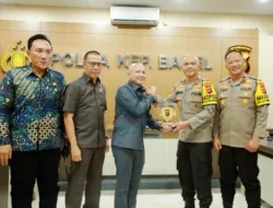 Jalin Sinergitas, DPRD Babel Kunjungi Polda Babel