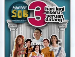 Sudah Amankan Tiket? Hajatan SOB Tinggal Hitungan Hari lho, Jangan Sampai Kehabisan!