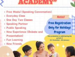 Isi Liburan Sekolah, Kampung Inggris Babel Gelar Program School Holiday Academy