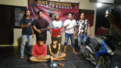 Gasak Sejumlah Barang Milik STISIPOL Pahlawan 12 Bangka, Dua Warga Sungailiat Diringkus Tim Kelambit 