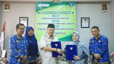 Optimalkan Pelayanan Kesehatan untuk Masyarakat, Pemkab Bangka Barat Lanjutkan Kerjasama dengan BPJS Kesehatan 