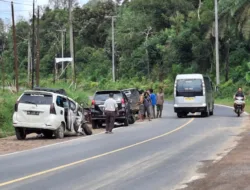Kecelakaan Beruntun di Simpang Gong, Warga Bantu Evakuasi Korban dan Mengatur Lalulintas 