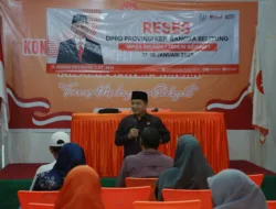 Reses di Sungailiat, Aksan Sampaikan Pesan Penting