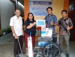 PT Timah Salurkan Alkes untuk Yayasan Bina Citra Kundur, Permudah Cek Kesehatan Lansia