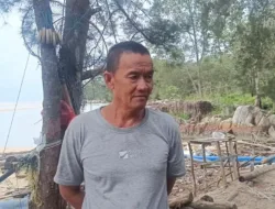 Buaya Kejar Nelayan yang Sedang Cari Ikan di Pantai Kuala Cine, Warga Minta Segera Ditangkap 