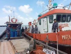 Satgas Lanal Babel Tahan Nakhoda Kapal dan Kuli Panggul, Terkait Dugaan Penyelundupan Pasir Timah