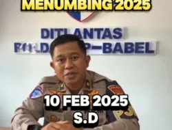 Mulai Besok akan Ada Operasi Keselamatan Menumbing, Jangan Lupa Kenakan Helm dan Patuhi Rambu Lalu Lintas