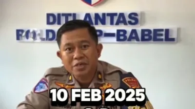 Mulai Besok akan Ada Operasi Keselamatan Menumbing, Jangan Lupa Kenakan Helm dan Patuhi Rambu Lalu Lintas