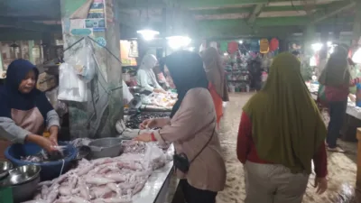 Pasca Imlek, Harga Ikan di Pasar Pangkalpinang Terpantau Mengalami Penurunan