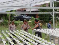 Pastikan Efektivitas Program Ketahanan Pangan, Kapolres Bangka Supervisi Program ke Polsek Jajaran