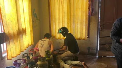 Polsek Bukit Intan Berhasil Bongkar Pengoplosan Gas di Air Mawar, Tiga Pelaku Diamankan