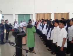 KPU Lantik Petugas PPK dan PPS  se Kabupaten Bangka untuk Pilkada Ulang, Dua Orang Tak Hadir