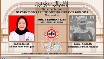 Lakalantas di Desa Rukam, Dua Pegawai Puskesmas Penagan Meninggal Dunia