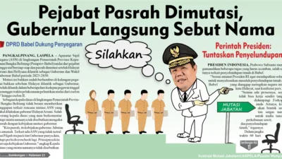 Pejabat Pasrah Dimutasi, Gubernur Langsung Sebut Nama