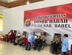 Penuhi Stok Darah, Kapolda Babel Ajak Anggota Rutin Donor Darah