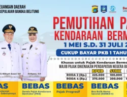 Empati Kondisi Ekonomi, Gubernur Babel Putihkan Pajak Kendaraan Bermotor