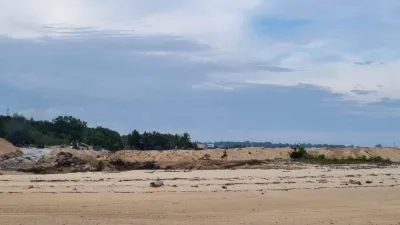 Lokasinya Dekat Objek Wisata, Aktifitas Tambang Timah di Pantai Baru Mentok Dikritik Warga