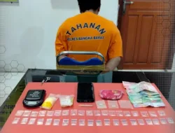 Warga Mentok Diringkus Tim Hantu, 40 Paket Sabu-sabu Berhasil Diamankan