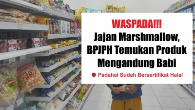 Waspada Jajan Marshmallow, BPJPH Temukan Produk Mengandung Babi