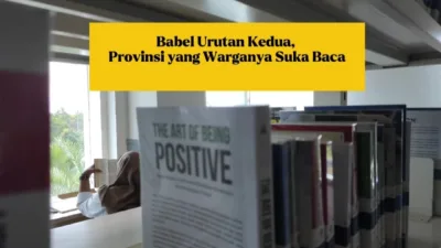 Babel Urutan Kedua, Provinsi yang Warganya Suka Baca