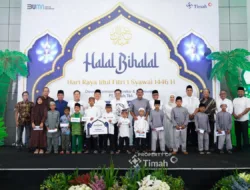 Halal Bihalal Penuh Makna, PT Timah Kembali Berbagi Keberkahan gengan Santuni Anak Yatim