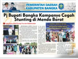 Pj Bupati Bangka Kampanye Cegah Stunting di Mendo Barat