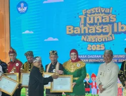 Basel Wakili Babel Raih Penghargaan Nasional Revitalisasi Bahasa Daerah dari Menteri Dikdasmen RI