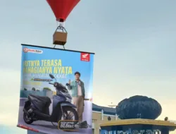 Honda Babel Hadirkan Kampanye Unik dengan Balon Udara di Belitung
