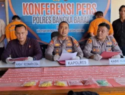 Satresnarkoba Polres Babar Amankan 488 Paket Sabu Siap Edar, Dua Pelaku Diringkus di Jebus
