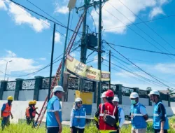Sidak K3 di Lokasi Pekerjaan Jaringan Distribusi 20 kV, Ini Pesan GM PLN Babel 