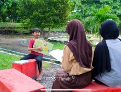 Taman Baca Rumah Stannia PT Timah Ajak Anak Geliatkan Literasi dengan Membaca Buku