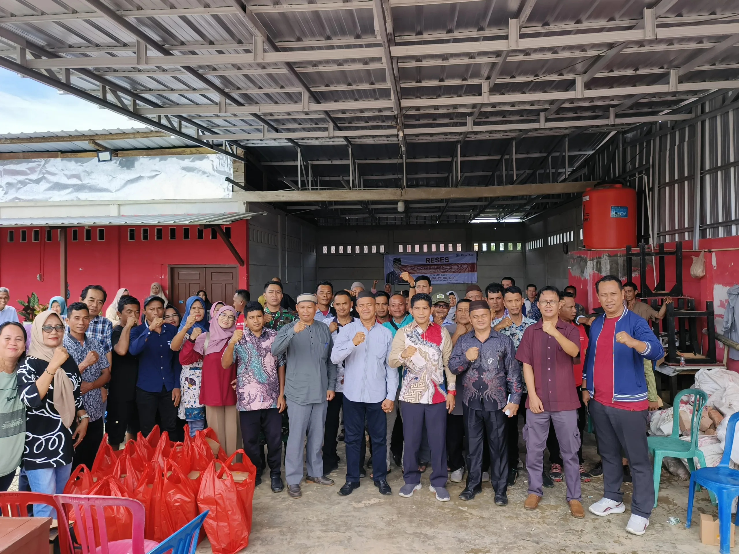 Anggota DPRD Provinsi Kepulauan Bangka Belitung, Imam Wahyudi, menggelar kegiatan reses masa sidang II tahun sidang I di Desa Petaling, Kecamatan Mendo Barat, Kabupaten Bangka, Sabtu (17/5/2025)