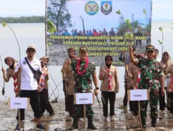 Dandim Basel Ingatkan  Masyarakat Jaga Hutan Mangrove di Desa Kumbung Lepar