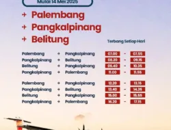 Ini Jadwal Penerbangan Wings Air Palembang Pangkalpinang Belitung