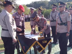 Mutasi Besar-besaran, Kapolres Basel Minta PJU Baru Segera Adaptasi dengan Lingkungan Kerja