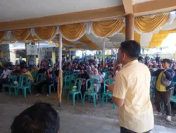Ambil Formulir Bacalon Wabup di Partai Golkar Bangka, Ramadian Diantar Ratusan Pendukung