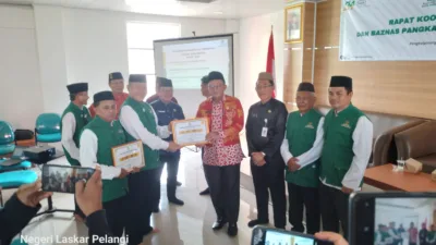 12 Instansi  dan Sekolah yang Rutin Salurkan Zakat Dapat Award Baznaz Pangkalpinang, Ini Daftarnya