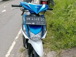 Satu Pengendara Sepeda Motor Tewas Akibat Lakalantas Mobil dan Motor di Jalan Sungailiat-Belinyu