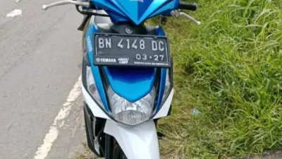 Satu Pengendara Sepeda Motor Tewas Akibat Lakalantas Mobil dan Motor di Jalan Sungailiat-Belinyu