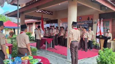 Pengurus Kwarcab Pramuka Bangka Resmi Dilantik, Nursi Minta Harus Lebih Produktif