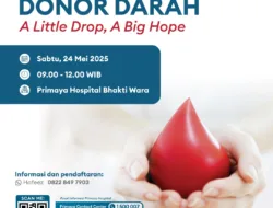 Ayo Mari Kita Donor Darah, Setetes Darah untuk Kemanusiaan, Ini Rincian Jadwalnya