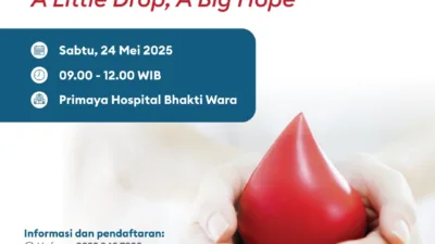 Ayo Mari Kita Donor Darah, Setetes Darah untuk Kemanusiaan, Ini Rincian Jadwalnya