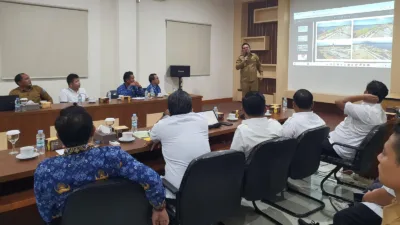 Kunjungi BWS Babel, Bupati Riza Minta Percepatan Pembangunan Infrastruktur Ketahanan Pangan