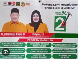 Inilah Foto Baliho Wakil Gubernur yang Gunakan Gelar Sarjana Hukum Saat Masa Kampanye